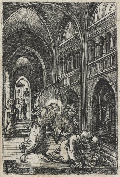 Christ Expelling the Moneychangers from the Temple by Albrecht Altdorfer